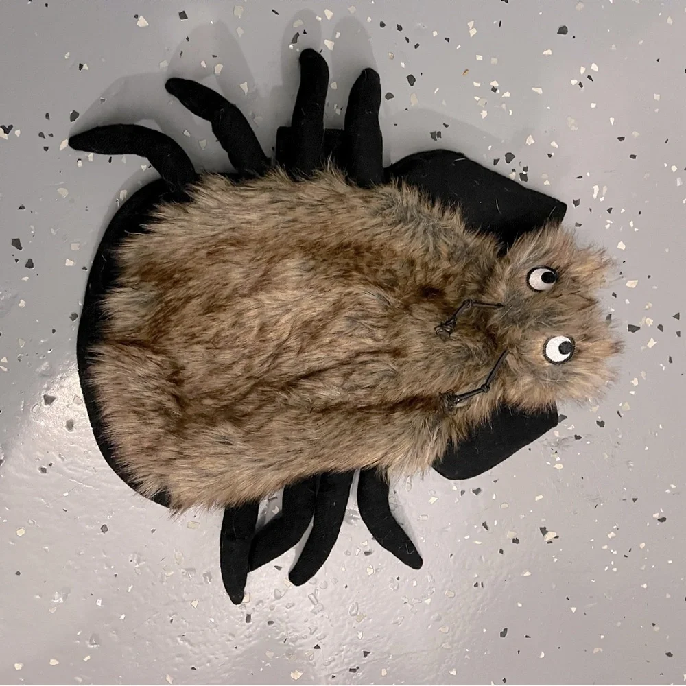 Spider Fuzzy Dog Halloween Costume M/L